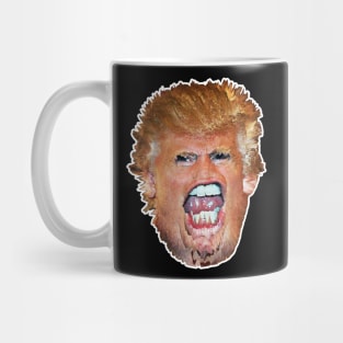 Donald Trump Glitch Horror Memeshirt Design Mug